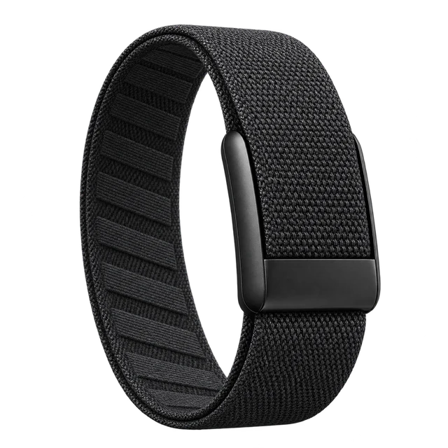 Illustration of a dark WHOOP fitness band